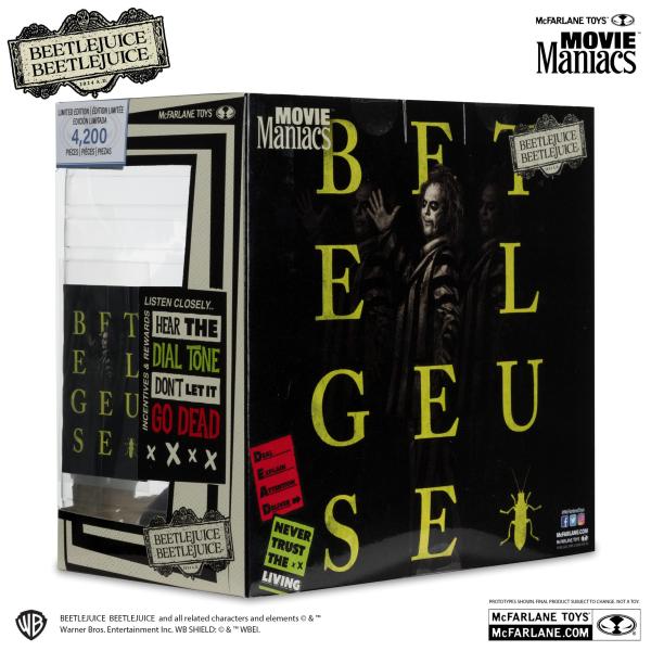 Beetlejuice Beetlejuice Movie Maniacs PVC Statuen 4er-Pack 15 cm